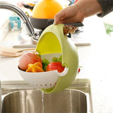 Double Wash Drain Basket