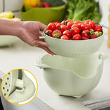 Double Wash Drain Basket