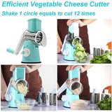 Multifunctional Vegetable Rotary Cutter, Slicer And Chopper