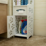 Spledy Layer Bathroom Storage Waterproof, Toilet Side Cabinet All-In-1