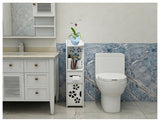 Spledy Layer Bathroom Storage Waterproof, Toilet Side Cabinet All-In-1
